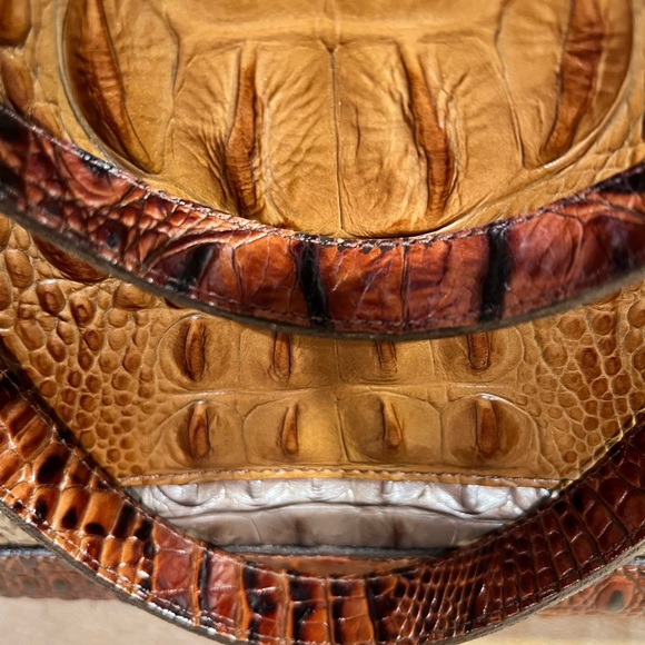 Brahmin Tri Color Satchel Tote - Picture 5 of 12